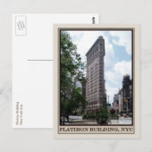 Flatiron Building, NYC Briefkaart (Voorkant / Achterkant)