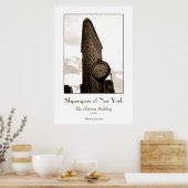 Flatiron Building Poster (sepia) (Keuken)
