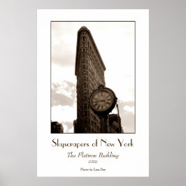 Flatiron Building Poster (sepia)