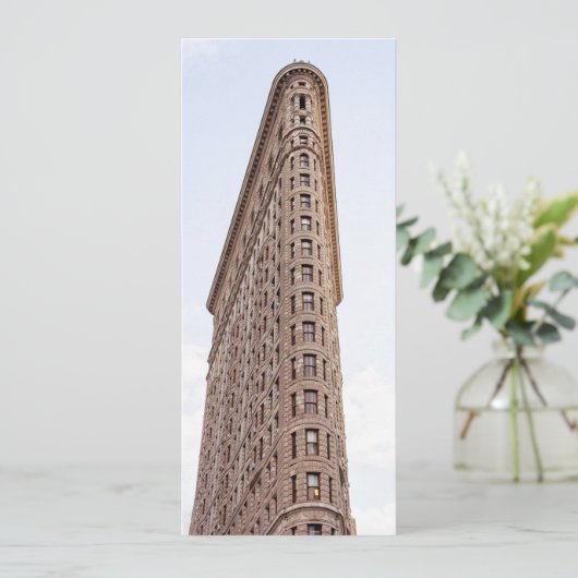 Flatiron building programmakaart (Staand voorkant)