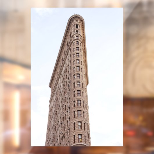 Flatiron Building Raamsticker (Vel 2)