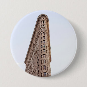 Flatiron Building Ronde Button 7,6 Cm