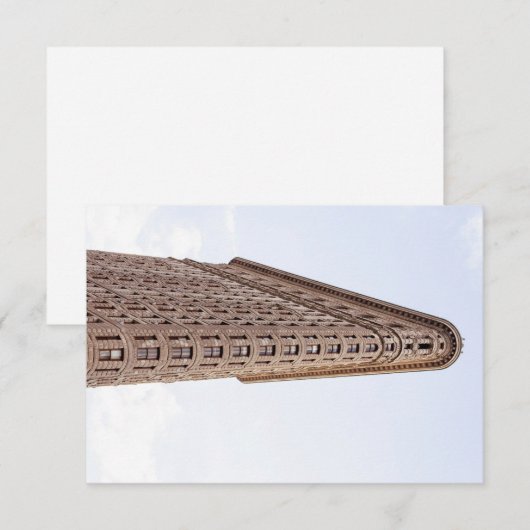 Flatiron Building Save The Date (Voorkant / Achterkant)