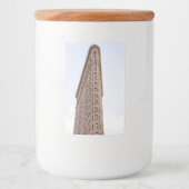 Flatiron Building Voedselcontainer Etiket (Voorkant)