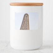 Flatiron Building Voedselcontainer Etiket (Voorkant)