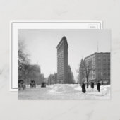 Flatiron Building Winter Scene, 1905 Briefkaart (Voorkant / Achterkant)