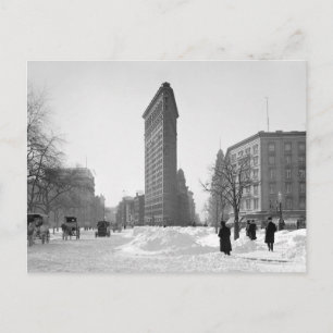 Flatiron Building Winterse Landschap, 1905 Briefkaart