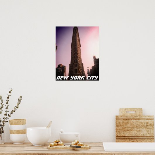 Flatiron District, New York, NY - Beaux-Arts Poster (Keuken)