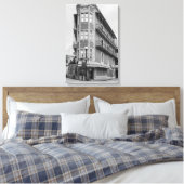 Flatiron Flats Eureka Grayscale Canvas Afdruk (Insitu (Slaapkamer))