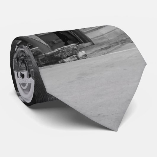 Flatiron Flats Eureka Grayscale Stropdas (Opgerold)