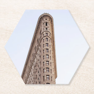 Flatiron gebouw ansichtkaart kartonnen onderzetters