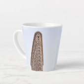 Flatiron gebouw ansichtkaart latte mok (Linkerhoek)