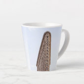 Flatiron gebouw ansichtkaart latte mok (Rechterhoek)