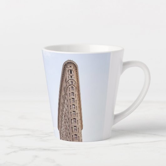 Flatiron gebouw ansichtkaart latte mok (Rechts)