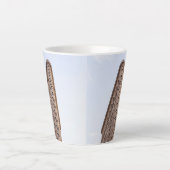 Flatiron gebouw ansichtkaart latte mok (Voorkant)