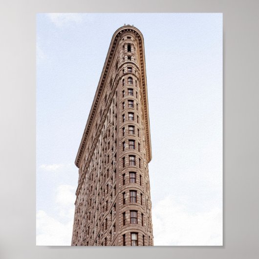 Flatiron gebouw ansichtkaart poster (Voorkant)