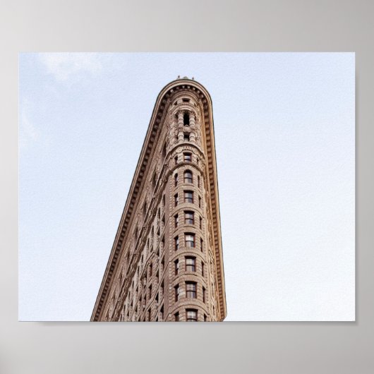 Flatiron gebouw ansichtkaart poster (Voorkant)