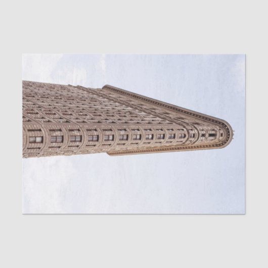 Flatiron gebouw ansichtkaart tissuepapier (Voorkant)