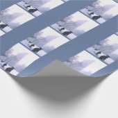 Flatiron gebouw in een sneeuwstorm cadeaupapier (Hoek)