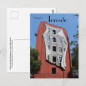 Flatiron Mural Gooderham Building Toronto, Verenig Briefkaart (Voorkant / Achterkant)