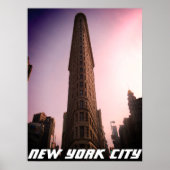 Flatiron New York, NY - Beaux-arts Manhattan Poster (Voorkant)