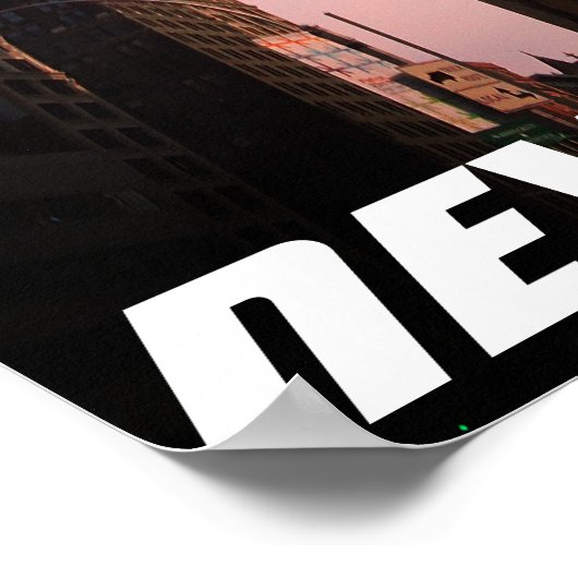 Flatiron New York, NY - Beaux-arts Manhattan Poster (Hoek)