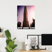 Flatiron New York, NY - Beaux-arts Manhattan Poster (Thuiskantoor)
