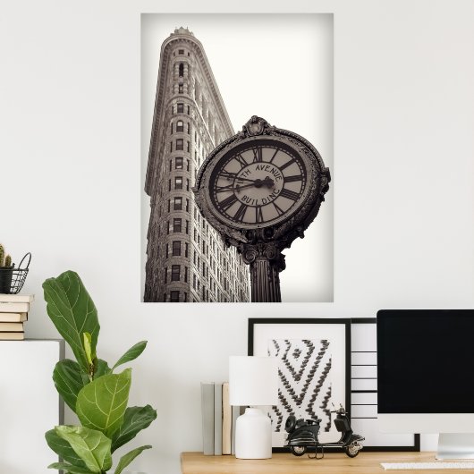 Flatiron NYC Poster (Thuiskantoor)