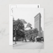 Flatiron uit 5th, NYC: 1906 Briefkaart (Voorkant / Achterkant)