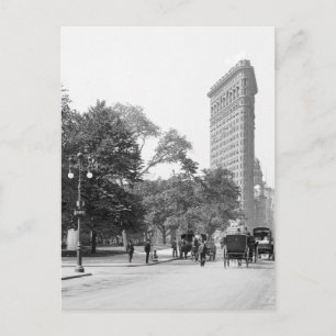 Flatiron uit 5th, NYC: 1906 Briefkaart