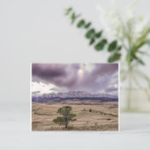 Flatirons bij zonsondergang briefkaart (Staand voorkant)