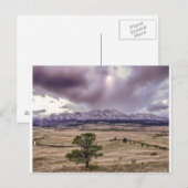 Flatirons bij zonsondergang briefkaart (Voorkant / Achterkant)