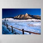 Flatirons Boulder Colorado Poster (Voorkant)