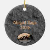 Flatirons, Chautauqua Park, Boulder Colorado Keramisch Ornament (Achterkant)