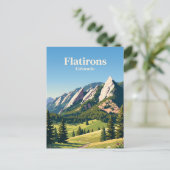 Flatirons Colorado Briefkaart (Staand voorkant)