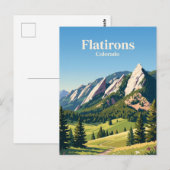 Flatirons Colorado Briefkaart (Voorkant / Achterkant)