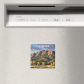 Flatirons Colorado Reizen Magneet (Insitu (Vaatwasser))