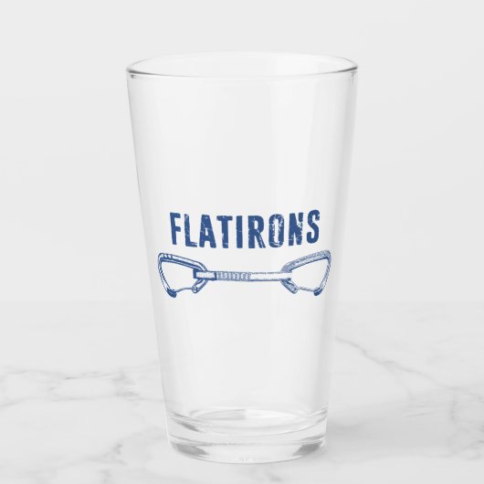 Flatirons Colorado Rock Klimmen Quickdraw Glas (Voorkant)