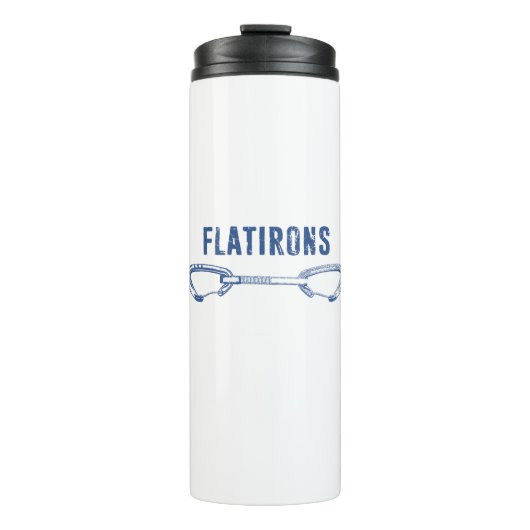 Flatirons Colorado Rots klim dubbelhaak Thermosbeker (Voorkant)