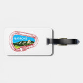 Flatirons klimmer Carabiner Bagagelabel (Achterkant horizontaal)