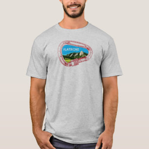 Flatirons klimmer Carabiner T-shirt