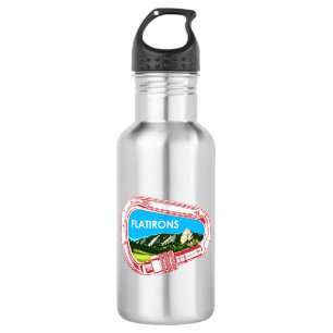Flatirons klimmer Carabiner Waterfles