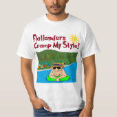 Flatlanders klappen in mijn stijl t-shirt (Voorkant)
