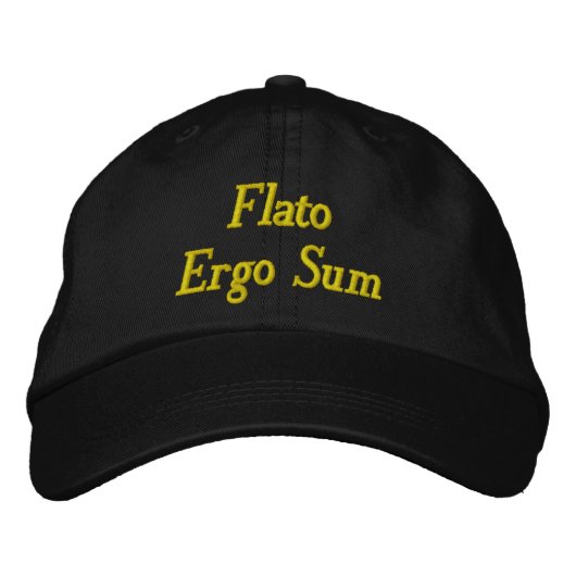 Flato Ergo Sum (Ik scheten, dus ik ben) Pet (Voorkant)