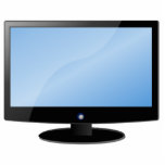 Flatpaneltelevisie Staand Fotobeeldje<br><div class="desc">Flatpaneltelevisie</div>