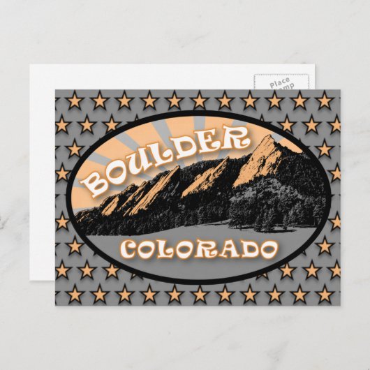Flatrons, Chautauqua Park, Boulder Colorado Briefkaart (Voorkant / Achterkant)