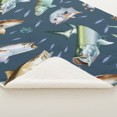 Flats-roodtrommel, tarpon, hak en gespikkelde fore sherpa deken (3/4)