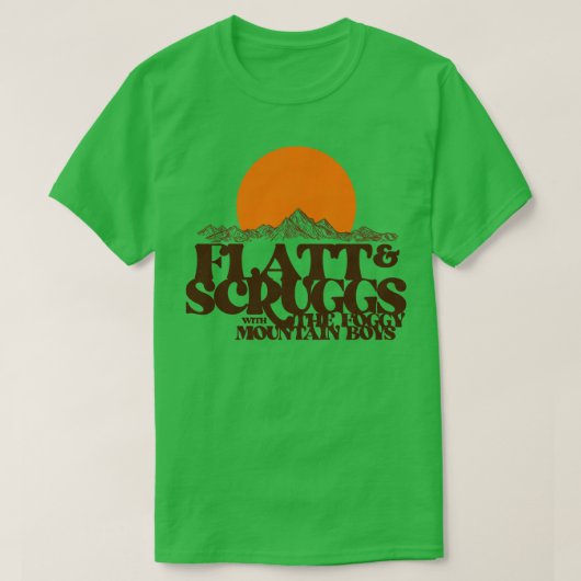 Flatt en Scruggs Rising Sun T-shirt (Design voorkant)