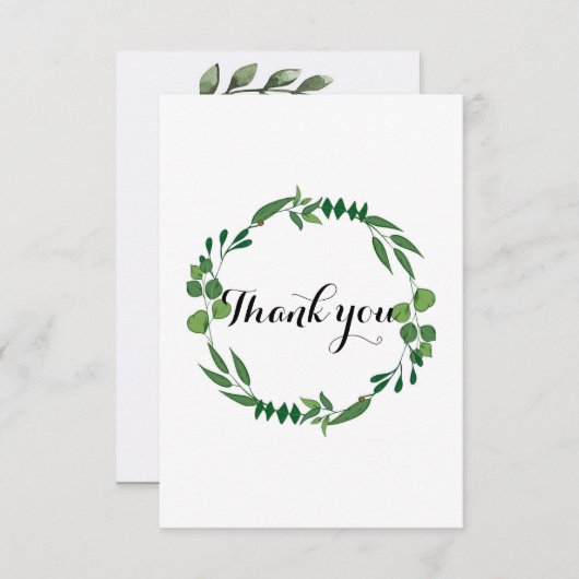 Flatte bedankt voor je kaart met afspeelwerk (Voorkant / Achterkant)