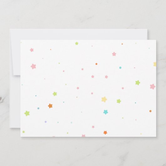 Flatte bedankt voor je kaart met sterren (Achterkant)